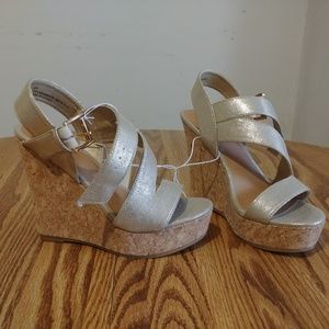 Charming Charlie | Wedges | Gold | Size 6